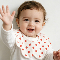 Tissu en taffetas 100% coton imperméable, vêtements pour bébé, service de bavoirs personnalisés Happyflute