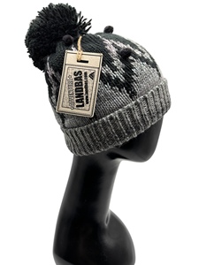 Garantía de calidad Estilo de moda Gorro para niños con orejas Parche de cuero Método de impresión Gorro de invierno - Product Image 4