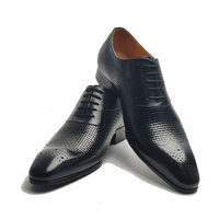 Chaussures de mariage pour hommes en cuir véritable faites à la main, élégantes, à lacets, style Oxford, pour le bureau et les occasions formelles, fabricant chinois