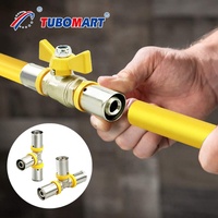 Raccords de plomberie en laiton PEX AL PEX multicouche haute pression OEM pour système de conduites de gaz