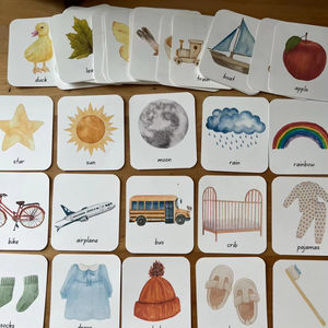 Tarjetas Flash de aprendizaje, tarjetas Flash para hablar para bebés, Educativas para bebés - Product Image 1