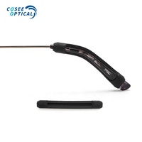 Empuñaduras de punta de Temple para gafas, accesorios para anteojos, de silicona