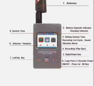 Détecteur de traqueur GPS DS996 pro10MHz à 6GHz Mini caméra cachée anti-<span class=keywords><strong>espion</strong></span> 2G 3G 4G GSM Dispositifs de signal GPS Détecteur d'insectes - Product Image 3