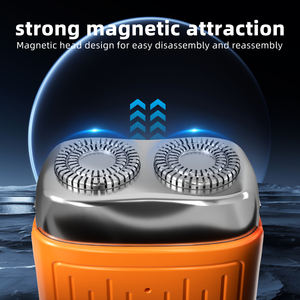 Afeitadora Eléctrica Mini Recargable USB, Impermeable IPX5, Recortadora de Barba Portátil de Viaje para Hombre - Product Image 2