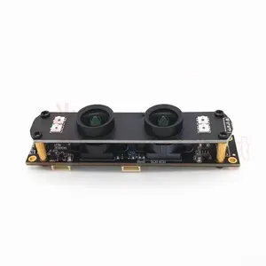 Nuovo Arrivo 5.0MP Stereo 3D Webcam 5MP 2592x1944 A Doppia Lente Della Macchina Fotografica del USB Modulo per la visione del Robot di riconoscimento del volto