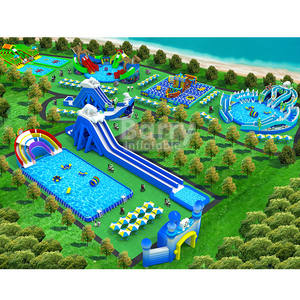 Taman Hiburan Bergerak Tiup Luar Ruangan Desain Bebas untuk Penggunaan Komersial - Product Image 5