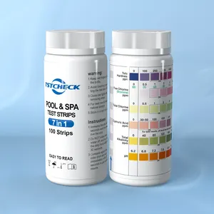 2023 Best Supplier Pool And Spa 7 In 1 Test Strips For Water Quality Testing Assistant Tools