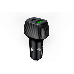 Exw Price-Cargador rápido de coche portátil promocional, cargador de coche dual Qc3.0, adaptador de coche de alta velocidad tipo C Pd simple de 38W - Product Image 1