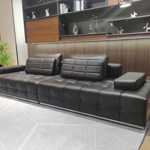 Muebles Modernos para Sala de Estar, Sofá Seccional, Sofá de Dos Plazas, Sofá de Tela Blanca - Product Image 3