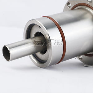 Joint rotatif intégré pour le coulage continu des aciéries et le refroidissement des rouleaux de laminoirs, connexion filetée en acier inoxydable et laiton - Product Image 3