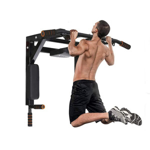 Wall Mounted <b>Pull</b> <b>Up</b> <b>Bar</b> Parallel <b>Bar</b> Fitness Station Steel Home Gym Equipment - Product Image 3