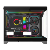 Boîtier PC de jeu ATX Mid Tower avec panneau en verre trempé amovible, bande RGB, blanc, pour ordinateur de bureau, refroidissement du processeur