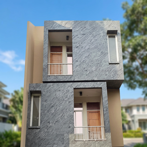 แผ่นผนังหินอ่อน 3 มิติ สำหรับตกแต่งบ้านภายนอก ดีไซน์มินิมอล ผิวกันน้ำ - Product Image 1