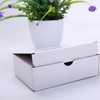 Boîte d'emballage en carton ondulé personnalisée avec fenêtre en PVC pour vis et clous, boîte de présentation de pièces de quincaillerie recyclable pour la vente au détail