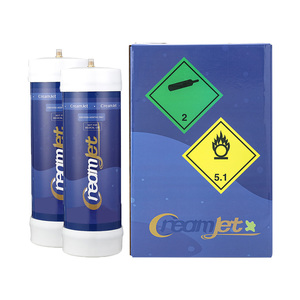 Bouteille de gaz CO2/N2 pour crème fouettée Creamjet, stock UE, livraison rapide, qualité alimentaire, outils pour desserts, réservoir de gaz - Product Image 1
