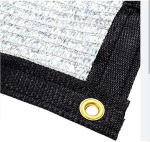 Fabricant de filet <span class=keywords><strong>d</strong></span>'<span class=keywords><strong>ombrage</strong></span> en aluminium <span class=keywords><strong>3x6</strong></span> m-Pare-soleil réfléchissant la chaleur Couverture de voiture Pergola Auvent - Product Image 3