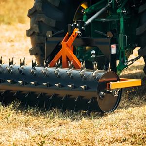 Aérateur à pointes de type tambour pour tracteur agricole à 3 points, robuste, rouleaux pour pelouse, certification CE ISO, fabrication directe, OEM ODM - Product Image 3