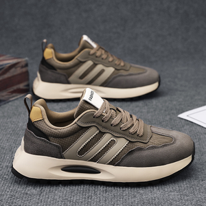 Распродажа: Мужские спортивные кроссовки в трендовом повседневном стиле с толстой подошвой, легкие, нескользящие, дышащие, удобные повседневные туфли - Product Image 3