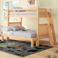 Ensemble de meubles modernes superposés en bois pour enfants, filles et enfants, lit à cadre de luxe avec cadre, lit superposé pour enfants