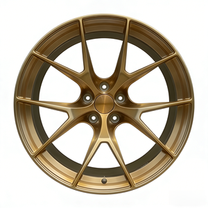 Jantes <span class=keywords><strong>en</strong></span> alliage d'aluminium T6061 forgées monobloc à cinq branches, haute résistance, légères, taille personnalisée 18-22 pouces, européennes - Product Image 1