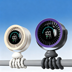 Portable Octopus <b>Fan</b>, Rechargeable <b>Mini</b> Clip-On 360° Flexible Legs, Desktop <b>Usb</b> <b>Fan</b> for Home Office Travel Camping - Product Image 1