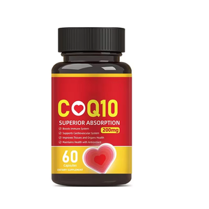 Cápsulas de COQ10, Suplemento Dietético para la Salud del Corazón y el Mantenimiento de la Presión Arterial, Energía Celular, Marca Privada OEM ODM - Product Image 1