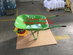 <span class=keywords><strong>Brouette</strong></span> de chantier robuste pour le marché d'Oman, d'Arabie Saoudite et du Qatar, modèle WB6200, avec <span class=keywords><strong>roue</strong></span> en mousse PU 400-8, capacité de charge de 150 kg - Product Image 3