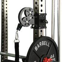 Matériel de fitness commercial multifonctionnel en acier pour la musculation, machine Smith, cage de musculation, rack à squats avec barre de traction