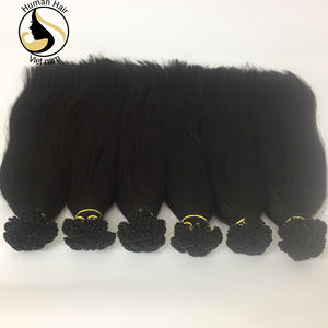 Extensiones de cabello humano brasileño Remy de alta calidad, venta al por mayor, Nano/V/U/punta plana/i-tip, proveedor de cabello Natural crudo vietnamita - Product Image 4