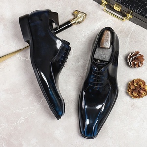 Zapatos Oxford de Negocios para Hombre de Cuero Genuino con Capa Superior de Cuero Vacuno, Zapatos Formales - Product Image 4