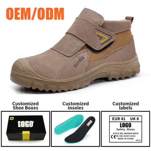 Bottes de sécurité GUYISA, nouvelle mode d'hiver, norme européenne, embout en acier, série soudeur, bottes de sécurité pour hommes - Product Image 3
