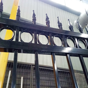 Puertas de entrada principal residenciales de hierro forjado personalizadas/diseños de puerta principal de hierro/fábrica de puertas correderas de metal de aluminio - Product Image 2