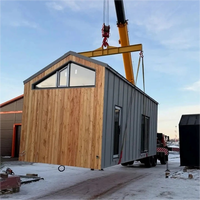 Maison mobile préfabriquée de petite taille au design moderne, économique, pour application extérieure
