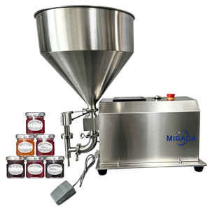 Machine de remplissage semi-automatique de bureau pour purée de viande, ketchup, confiture, lotion, crème, sauce chili et pâte de tomate - Product Image 1