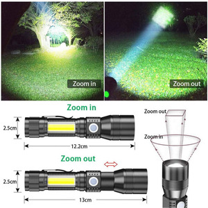 Senter <span class=keywords><strong>UV</strong></span> 3 in 1 395nm Cahaya Hitam 7 Mode Zoom Magnetik LED Senter USB Isi Ulang dengan Klip - Product Image 5