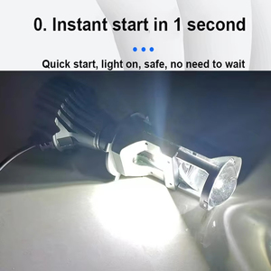 Super brillante nuevo F40 <span class=keywords><strong>Mini</strong></span> Canbus H4 bombillas de faros LED lente de proyector para coches haz Alto y Bajo 6500K 100W 15000 lúmenes - Product Image 5