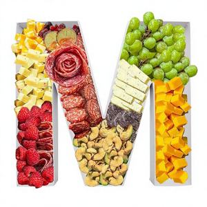 Caja Decorativa de Cartón de 12 Pulgadas con Forma de Letra M, Rellenable, para Alimentos y Charcutería, Marca ZIJRXQ - Product Image 1