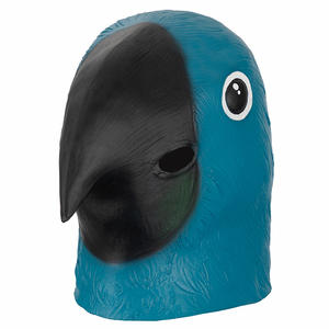 Mignon chat requin raton laveur <span class=keywords><strong>âne</strong></span> perroquet chauve-souris rhinocéros danse fête Latex couvre-chef masques pour Halloween et autres occasions festives - Product Image 4
