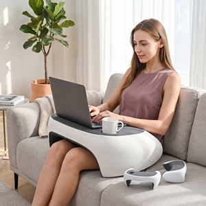 Oreiller fonctionnel en mousse à mémoire de forme pour le soutien des bras lors de l'utilisation d'un ordinateur portable/iPad - Prix d'usine personnalisé - Oreiller ergonomique lavable et fonctionnel pour le travail - Product Image 2