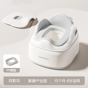 Silla de Entrenamiento para Ir al Baño 3 en 1 para Bebés, con Asiento Acolchado de PVC, Lavable, de Plástico - Product Image 5