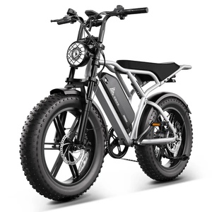Vélo électrique en provenance d'entrepôt UE avec cadre en acier à haute teneur en carbone, Fat Bike 20"x4.0", 48V 750W 15Ah, Vélo électrique vintage à pneus larges 250W - Product Image 1