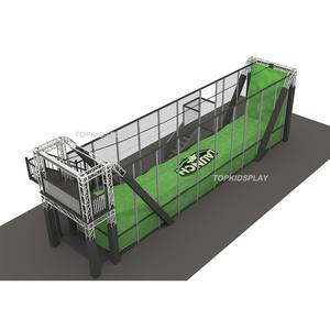 Tyroliennes équipement d'aventure personnalisé parc intérieur Air Roller Coaster Zip Line pour Ninja Course - Product Image 3