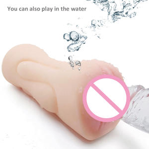 2 In 1 Orale Seksspeeltjes Orale Vagina Mannelijke Masturbator Diepe Keel Zak Kutje Voor Mannen Masturbatie - Product Image 5