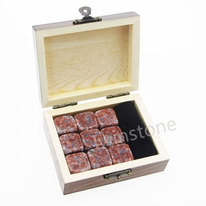 Top Selling <span class=keywords><strong>Amazon</strong></span> Handicrafts Barware Gifts Reusable Ice cubes in Customized Wooden Boxes - Product Image 6