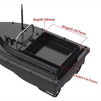 Détecteur de poissons GPS télécommandé sans fil Gamme de grands conteneurs d'appâts en plastique Bateau d'appâts de pêche