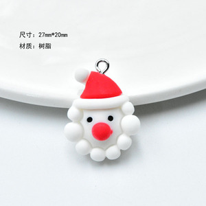 Tema navideño Kawaii resina Flatback Charms Santa Claus Ángel estatuilla para SLIME Craft juguetes joyería y DIY bolsa fabricación de zapatos - Product Image 3
