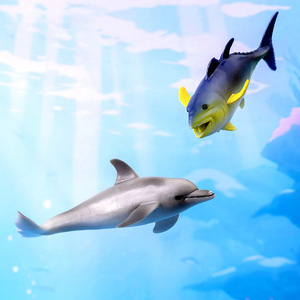 Dieren Figuren Gesimuleerd Zeedier Pop <span class=keywords><strong>Aquarium</strong></span> Mini Plastic Ambachten Voor Tuin Huis Bonsai Decoratie <span class=keywords><strong>Aquarium</strong></span> Landschapsarchitectuur - Product Image 5