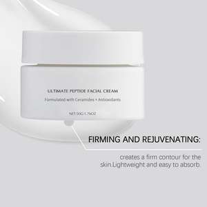 Crema de Péptidos Antioxidante con Ceramidas de Larga Duración, Calma el Enrojecimiento, 50g, para Todo Tipo de Piel, Hidratación Diaria - Product Image 3