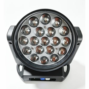 Lot de 4 projecteurs LED Aura Wash à tête mobile 19x15W avec zoom RGBW pour scène, DJ, discothèque, mariage, club - Product Image 3