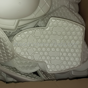 แผ่นรองเข่าโฟม EVA บุฟอยล์อะลูมิเนียมหนา สำหรับกีฬาฟุตบอล ป้องกันการกระแทก ใช้กับกางเกงทำงานได้ทุกแบบ ปรับแต่งสีได้ พิมพ์ลายบนผ้า - Product Image 1